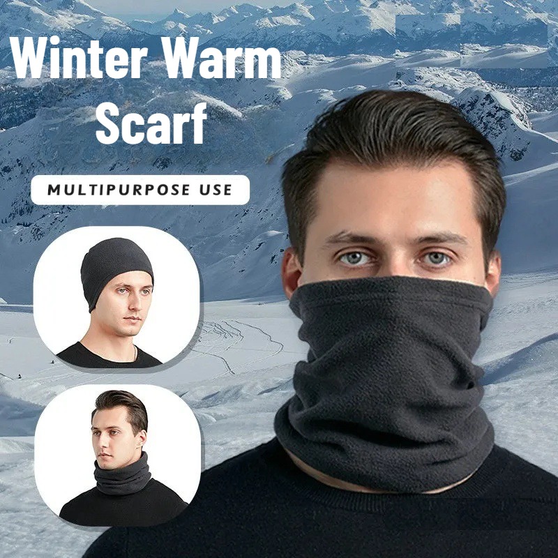 Neck Gaiter Fleece - Winter-Gesichtsbedeckung Halswärmer Winddichter Polar Fleece Ski-Schlauchschal