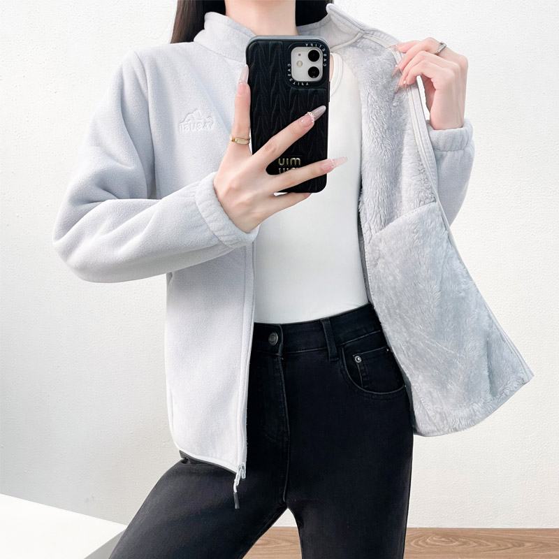 Sherpa Hoodie Fleece - Fleece-Sweatshirt ohne Hut, Damen-Kapuzenpullover, Übergröße, Frühling