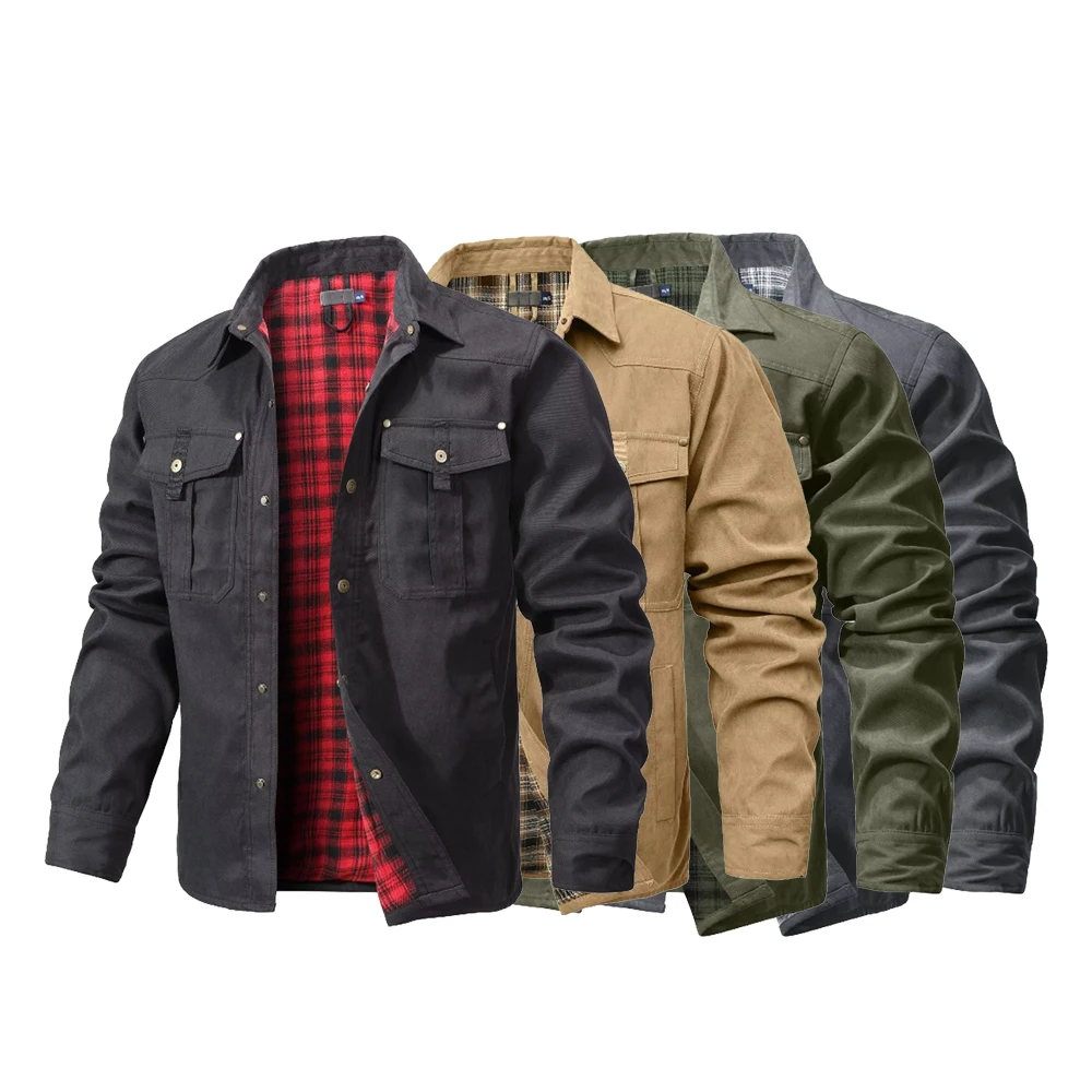 Herrenjacken, Frühlings-Flanel – Flannel Shirt Lined Bewertung und Preis