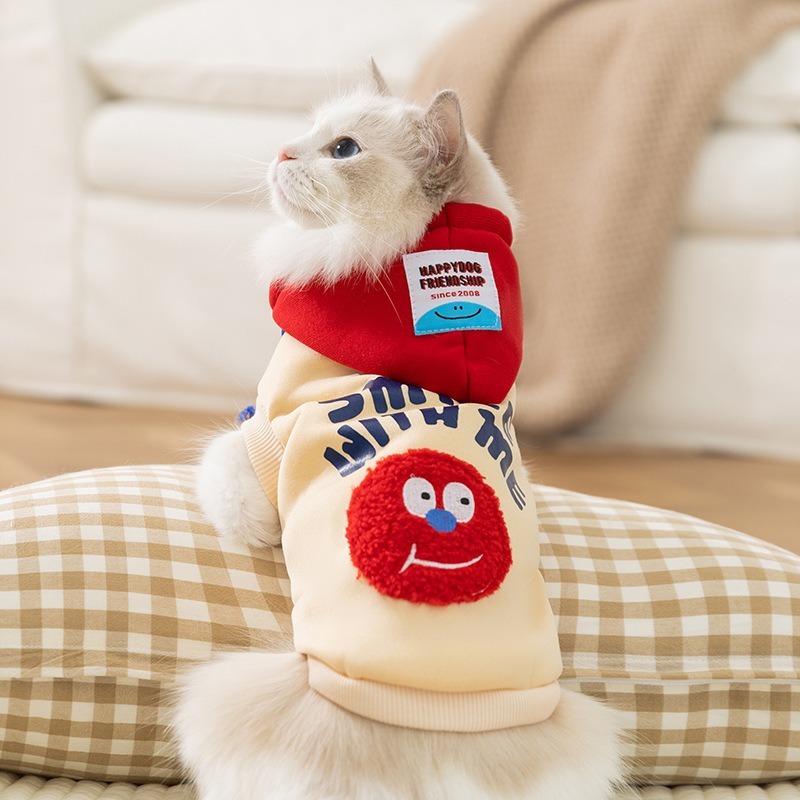 Katzen-Kapuzenpullover, Winter – Sherpa Hoodie Fleece Bewertung und Preis