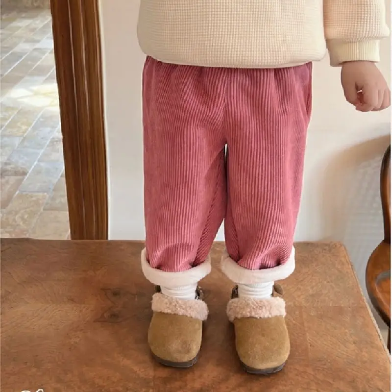 Herbst Winter Kinder Kleidung  – Corduroy Pant Warm Bewertung und Preis