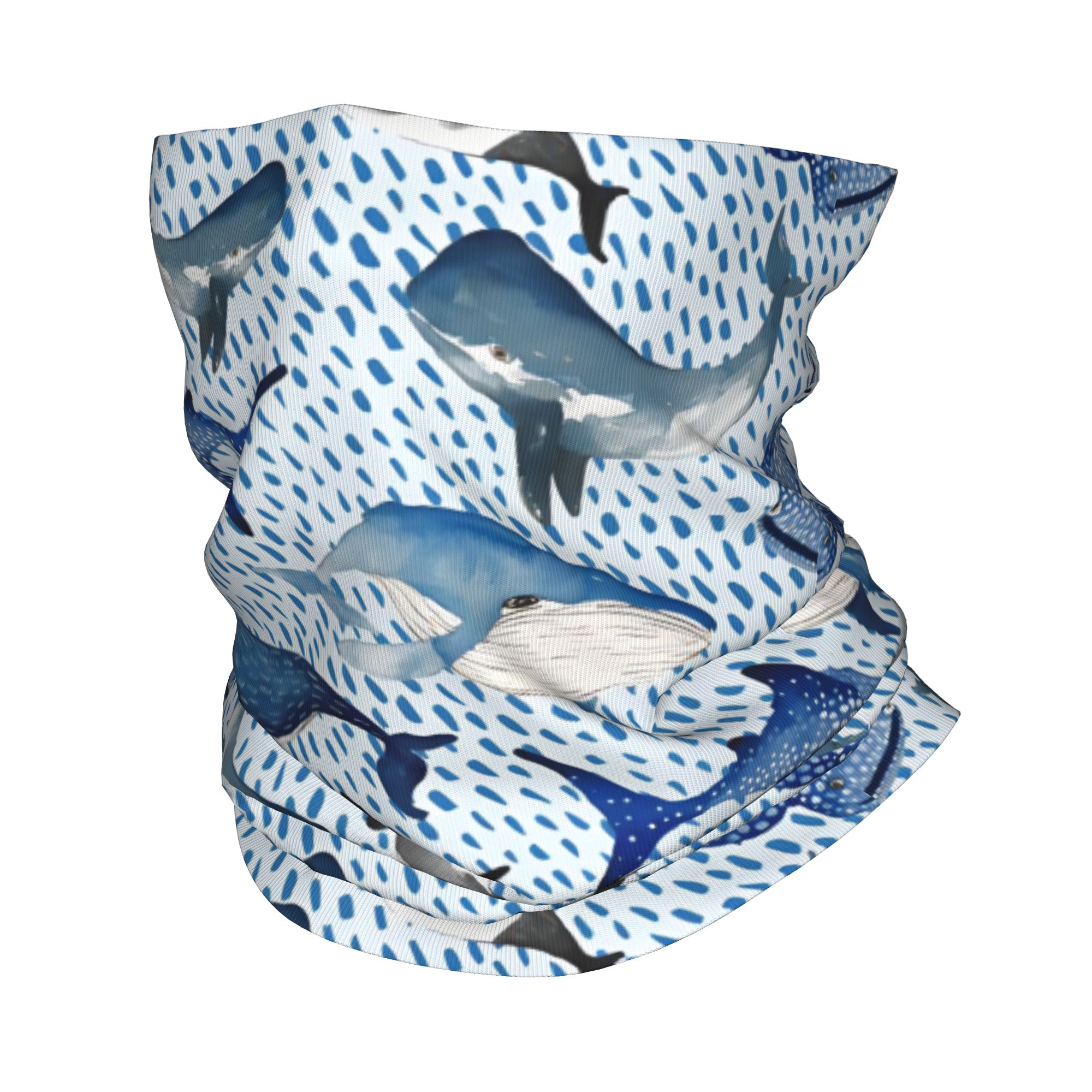 Benutzerdefinierte blaue Aquar – Neck Gaiter Fleece Bewertung und Preis
