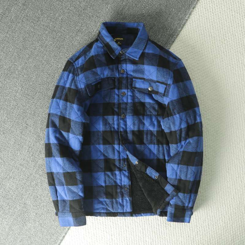 Herbst-Winter-Herren-Hemdjacke – Flannel Shirt Lined Bewertung und Preis