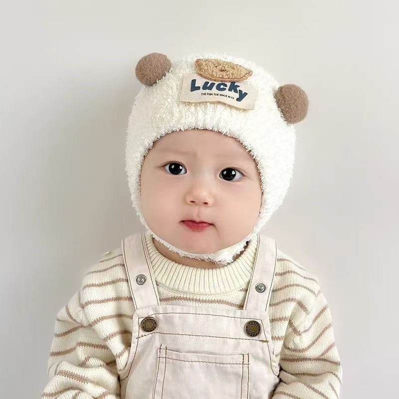 Niedliche Bären-Baby-Ohrenschu – Knit Beanie Hat Warm Bewertung und Preis