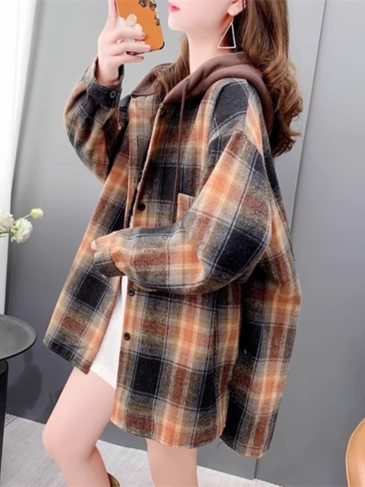 Damen Oversize Kariertes Flane – Flannel Shirt Lined Bewertung und Preis