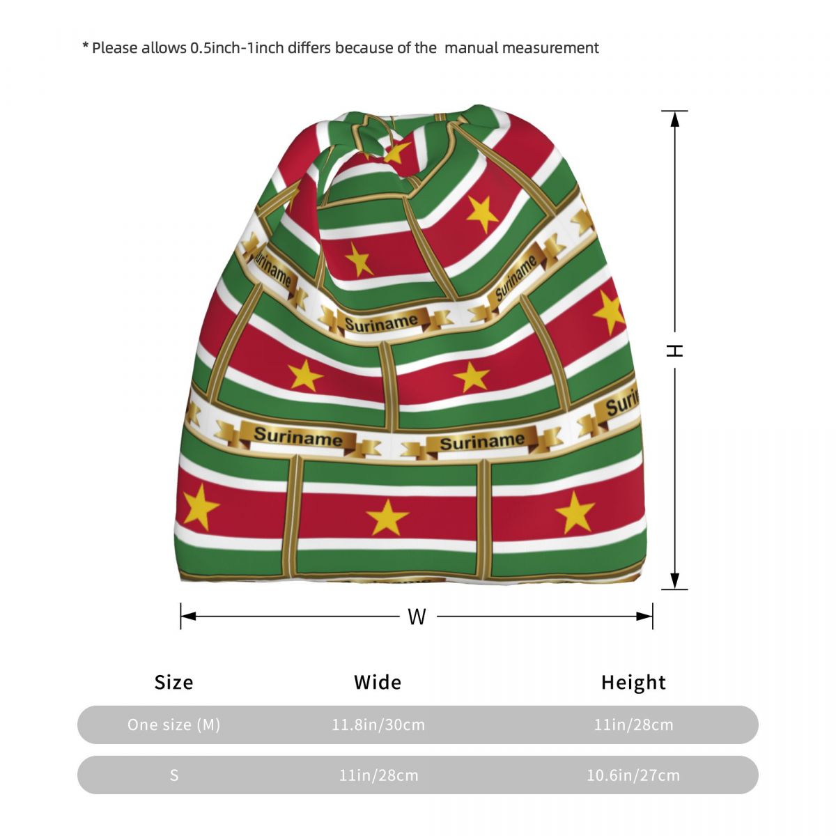 Suriname Flag Products (N) Ban – Knit Beanie Hat Warm Bewertung und Preis