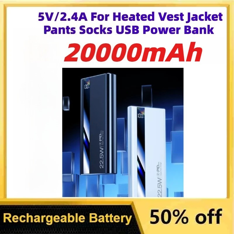 10000–20000 mAh 5 V/2,4 A trag – Heated Vest Battery Bewertung und Preis