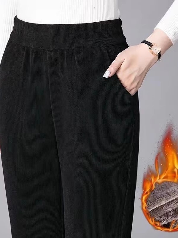 Verdickte Gerade Hosen für Dam – Corduroy Pant Warm Bewertung und Preis