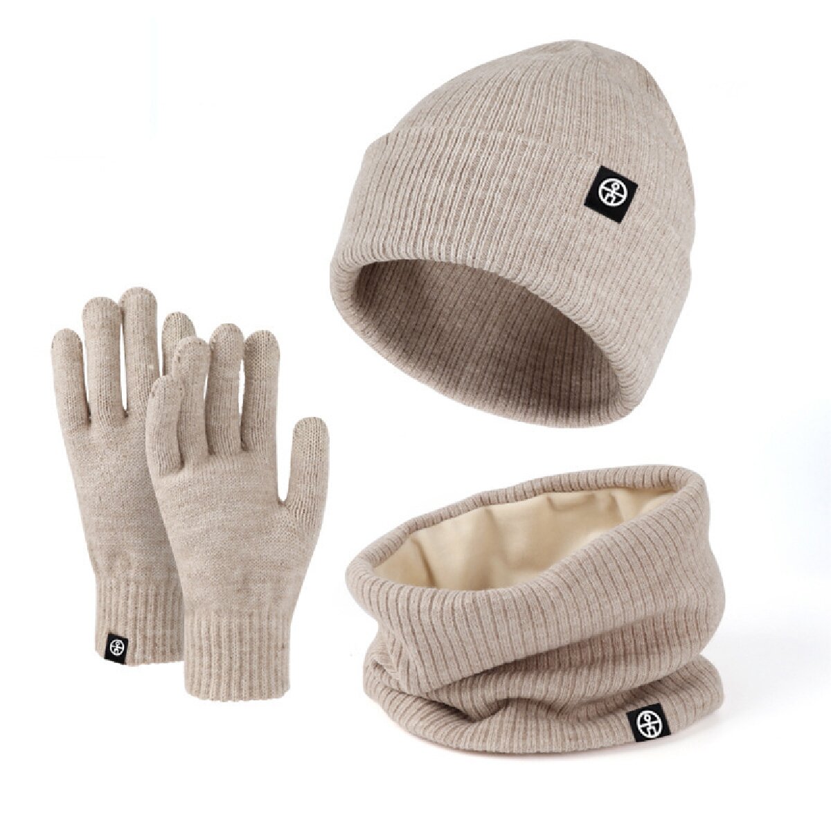 3 stücke Winter Beanie Hut Han – Wool Scarf Men Bewertung und Preis