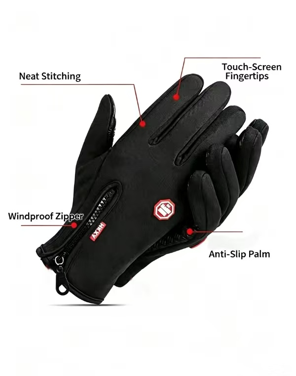 Touchscreen-fähige winddichte  – Touch Screen Gloves Bewertung und Preis